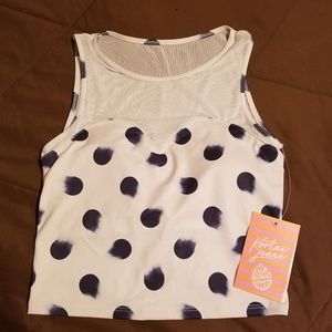 Kortni Jeane netted Swim top